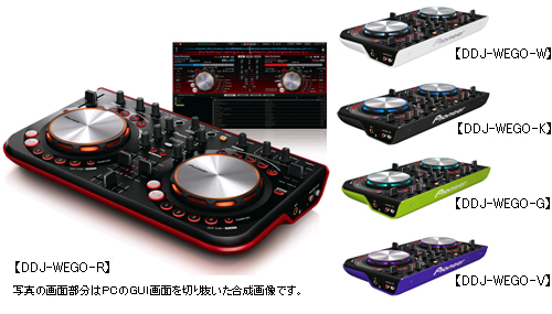 Pioneer DDJ-WEGO DJコントローラー パイオニア レッド DJ