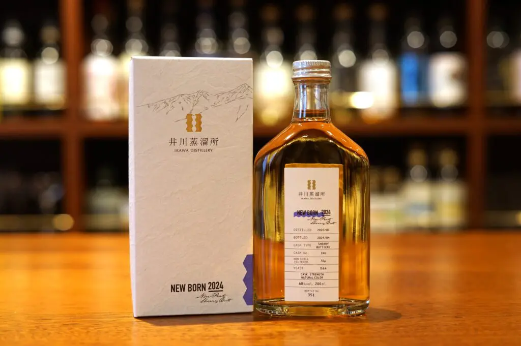 レビュー】井川蒸溜所 NEW BORN Non-Peat Sherry Butt 2024 – 特徴や味