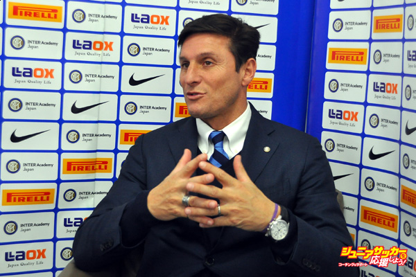 直筆サイン入り写真 ハビエル・サネッティ サッカーアルゼンチン SA