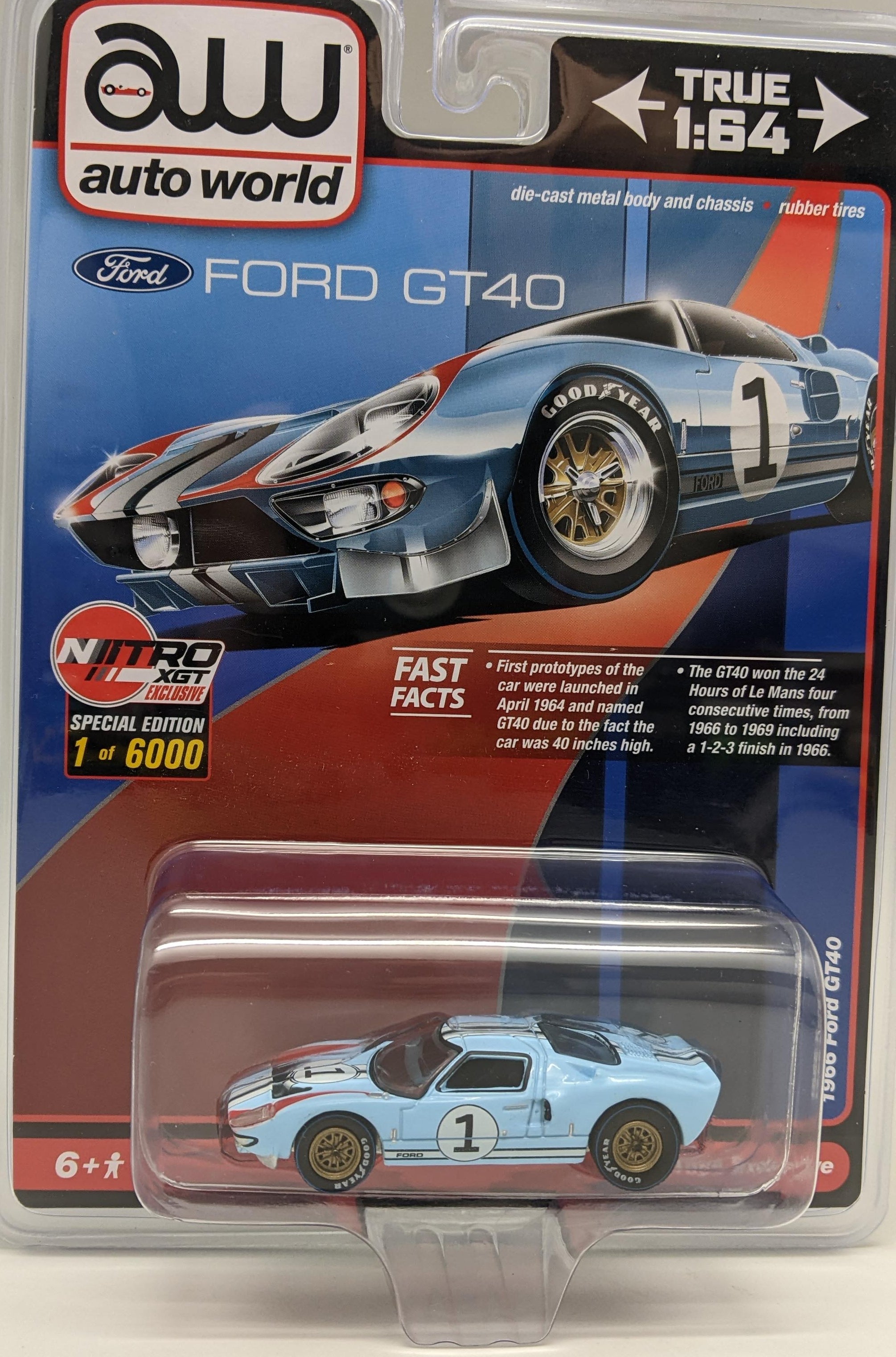 AW 1966 Ford GT40 in Blue – JTSpecialty