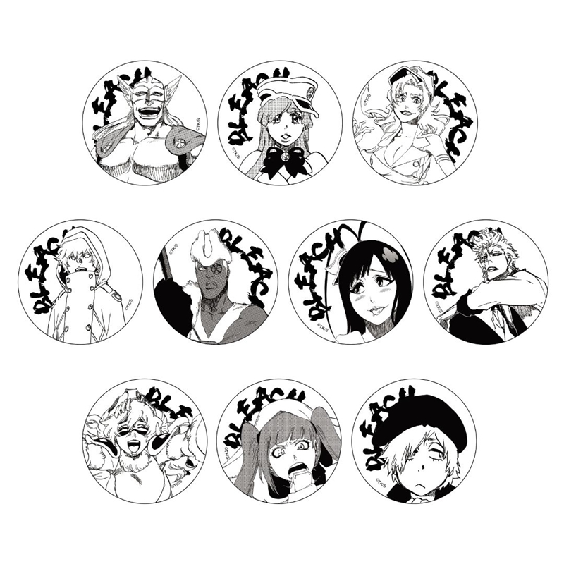 BLEACHジャンプショップオールスター缶バッジ浮竹十四郎10個