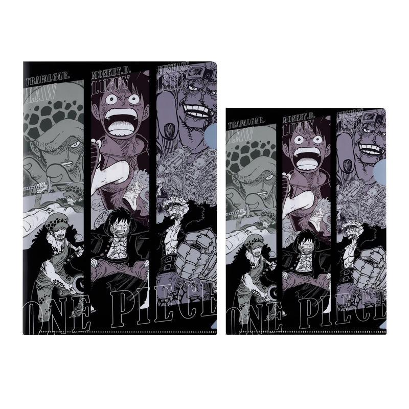 ONE PIECE』クリアファイル2枚セット（A4＆B5） ルフィ