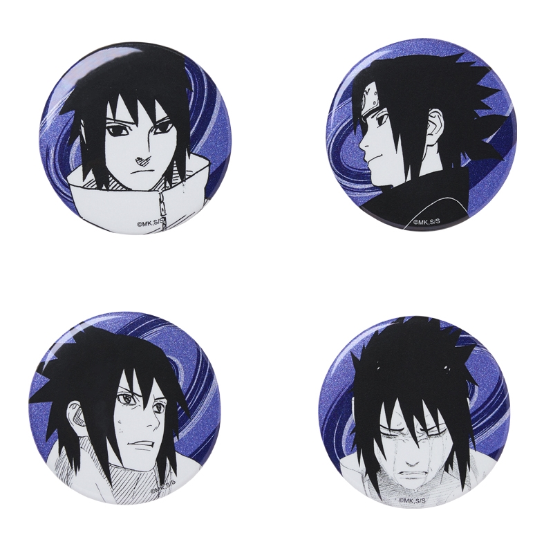 NARUTO－ナルト－』缶バッジ4個セット EMOTIONS うちは