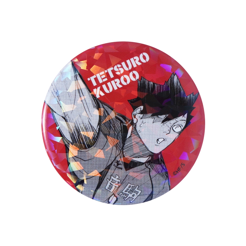 ハイキュー 黒尾鉄朗 痛バッグ A4 オールスター缶バッジ 集英社