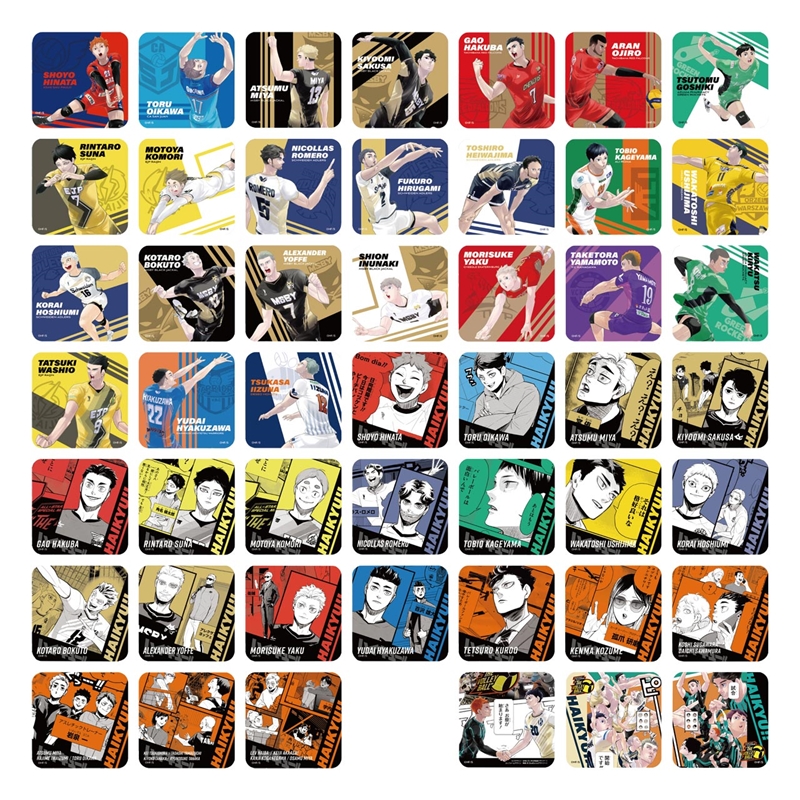 ハイキュー!!原画展/アートコースター全48種コンプリートBOX