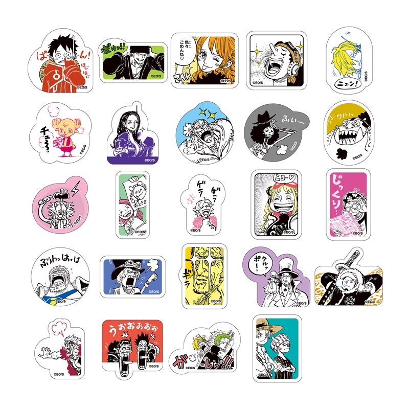 ONE PIECE』フレークシール －MONOCHROME