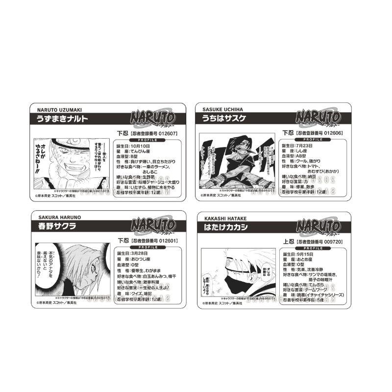 NARUTO－ナルト－』バースデイコレクションカード2026 4枚