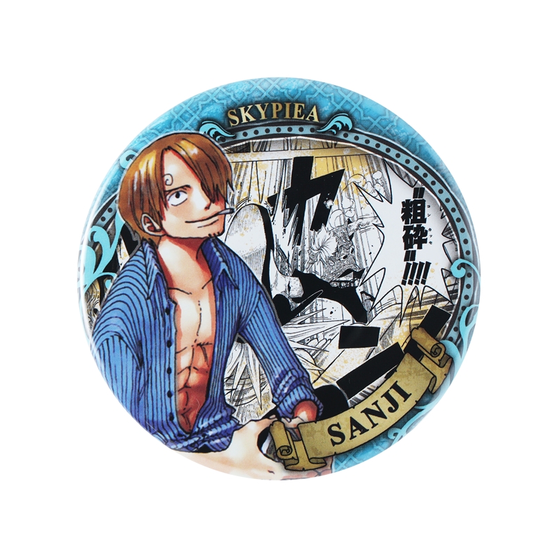 ジャンプフェスタ2015 ONEPIECE クランチチョコ 缶バッジ ジャンプ