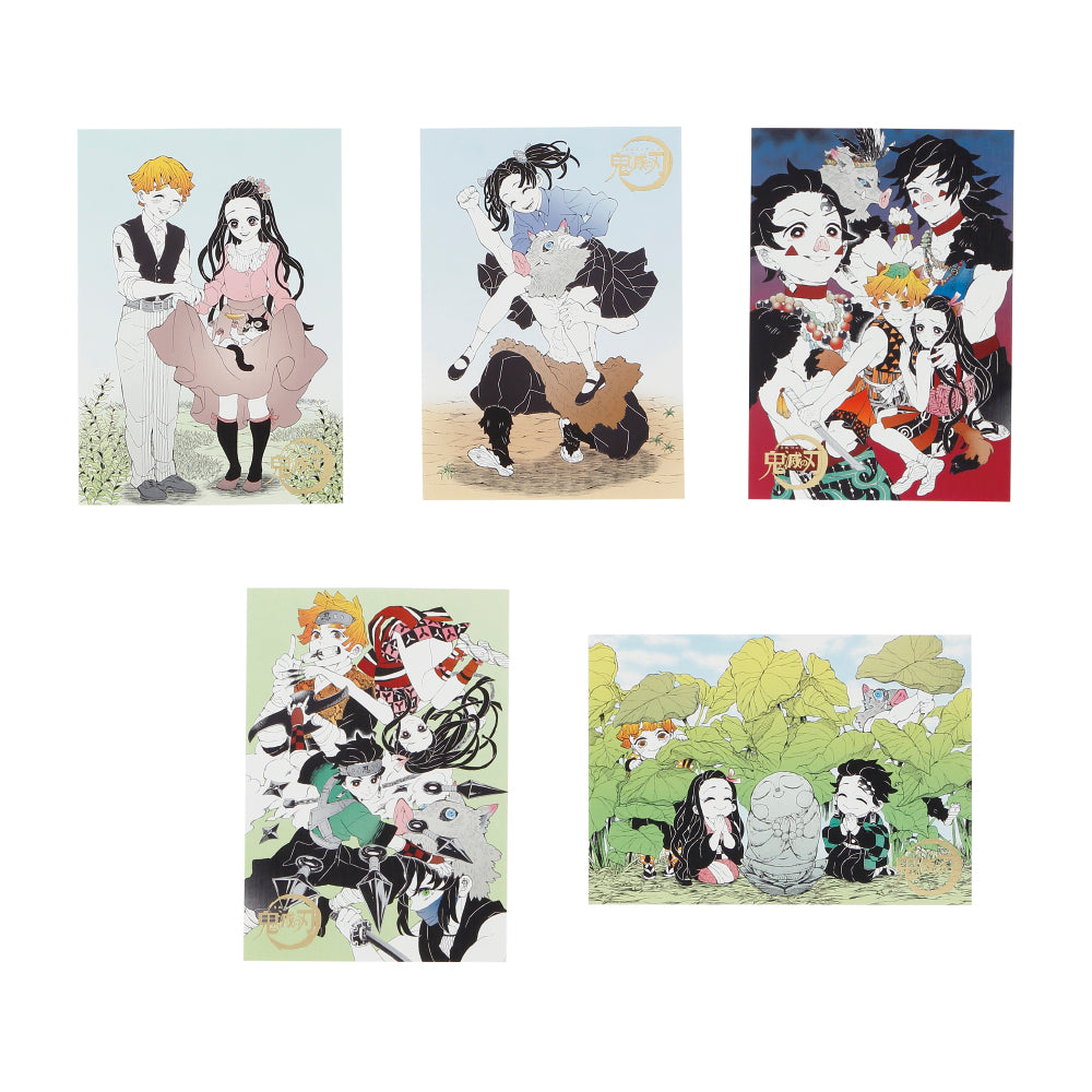 鬼滅の刃箔押しイラストカードコレクション15種類