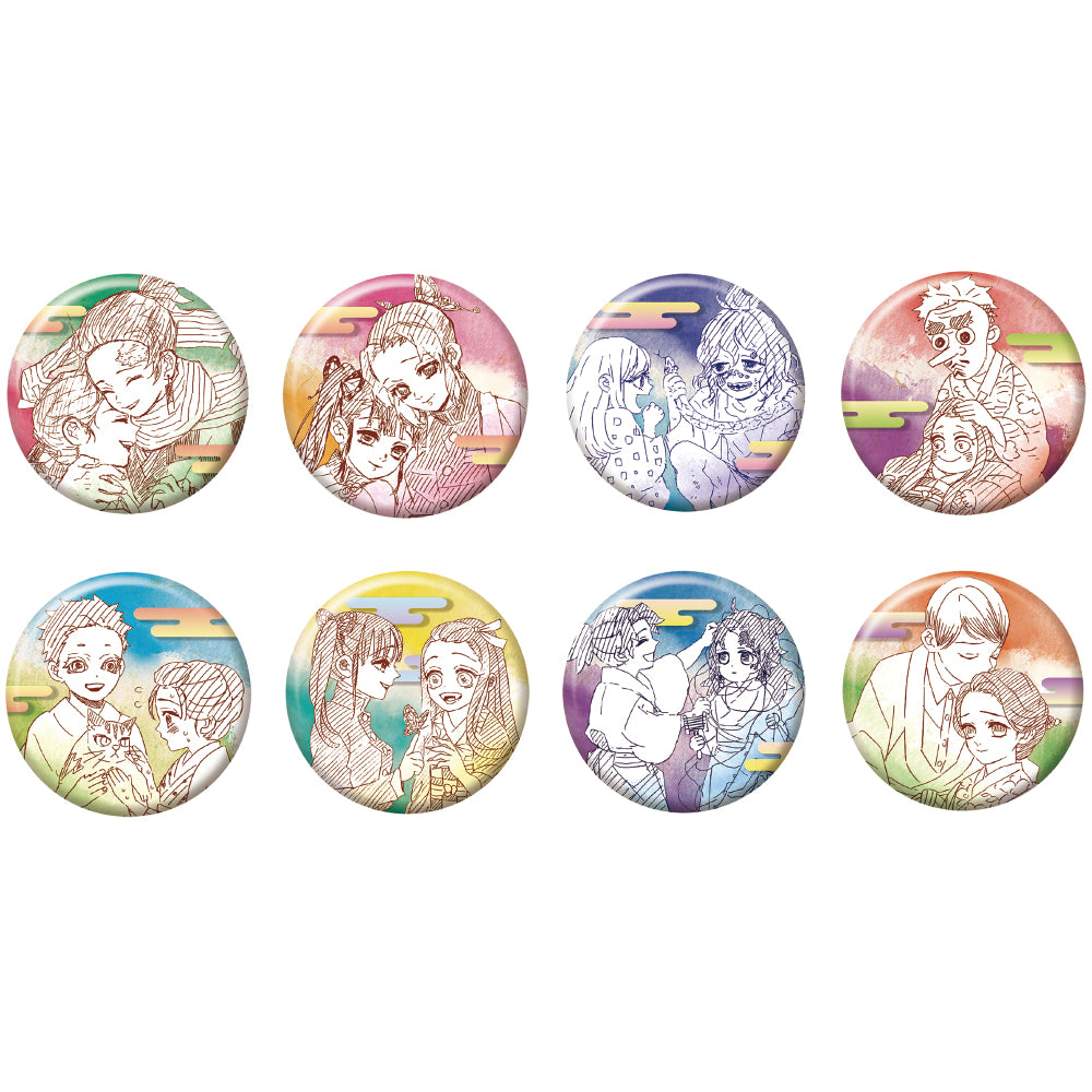 鬼滅の刃 原画展 コレクション缶バッジプチ 継国兄弟 鬼滅の刃 原画展