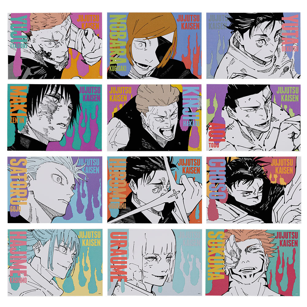 呪術廻戦 呪術廻戦展 アートコースター battles 五条悟 18枚 呪術廻戦