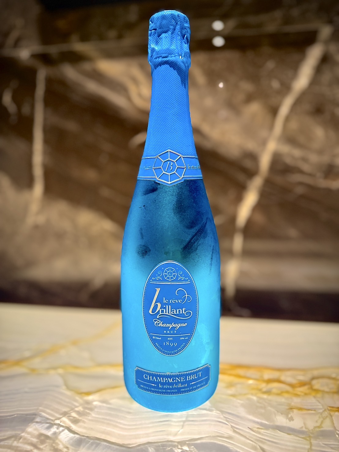 専用】ルレーブ シャンパン 青 幸せな時間を共有できるシャンパン