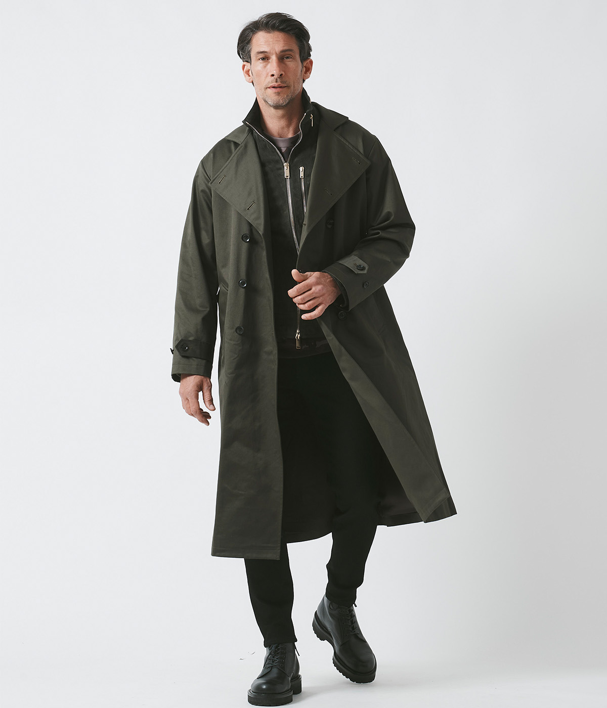 SUEDE STRETCH LETHER | junhashimoto（ジュンハシモト）Official webshop