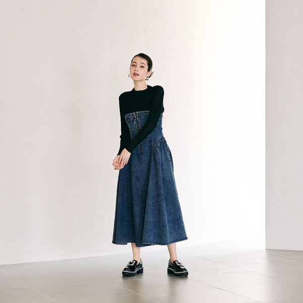 デニムドッキングワンピース | レディースファッション【JUNIOR Online