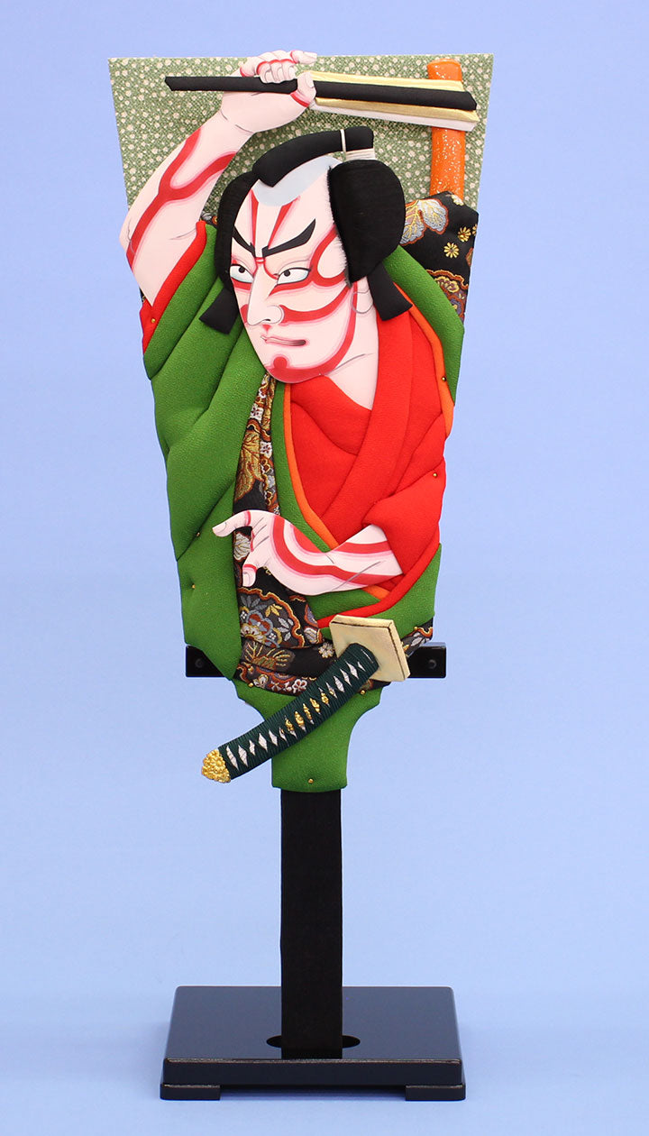 歌舞伎 勧進帳 羽子板 吉田吉貞骨董 佐野市古物コレクター品