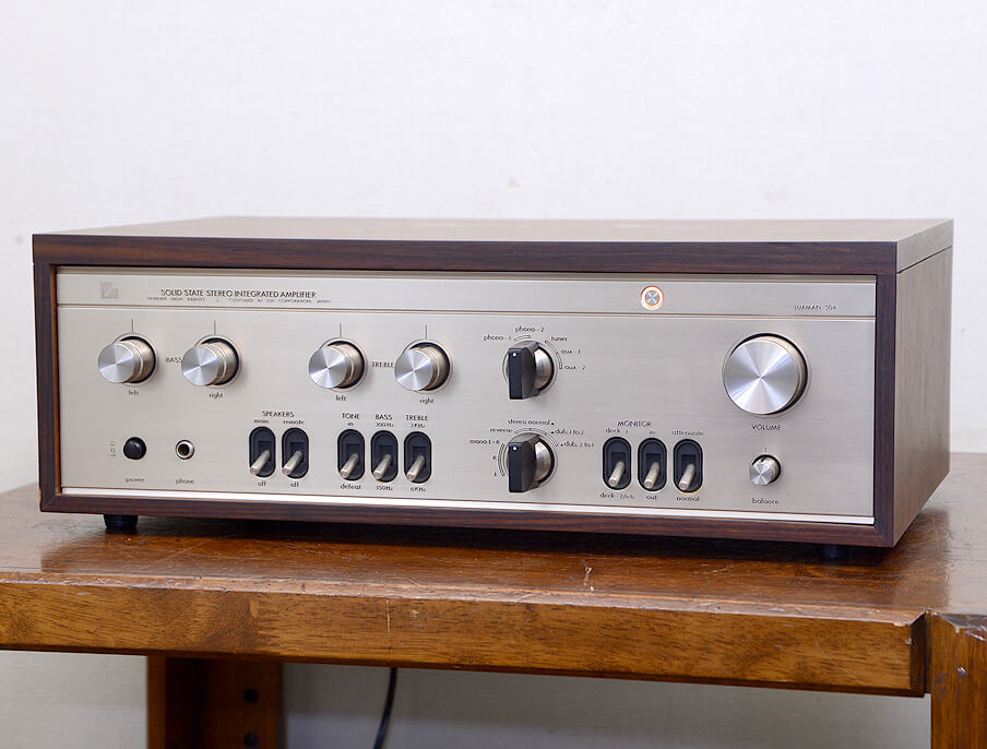 LUXMAN L‑504 プリメインアンプ 元箱付き 名機 ビンテージ LUXMAN L