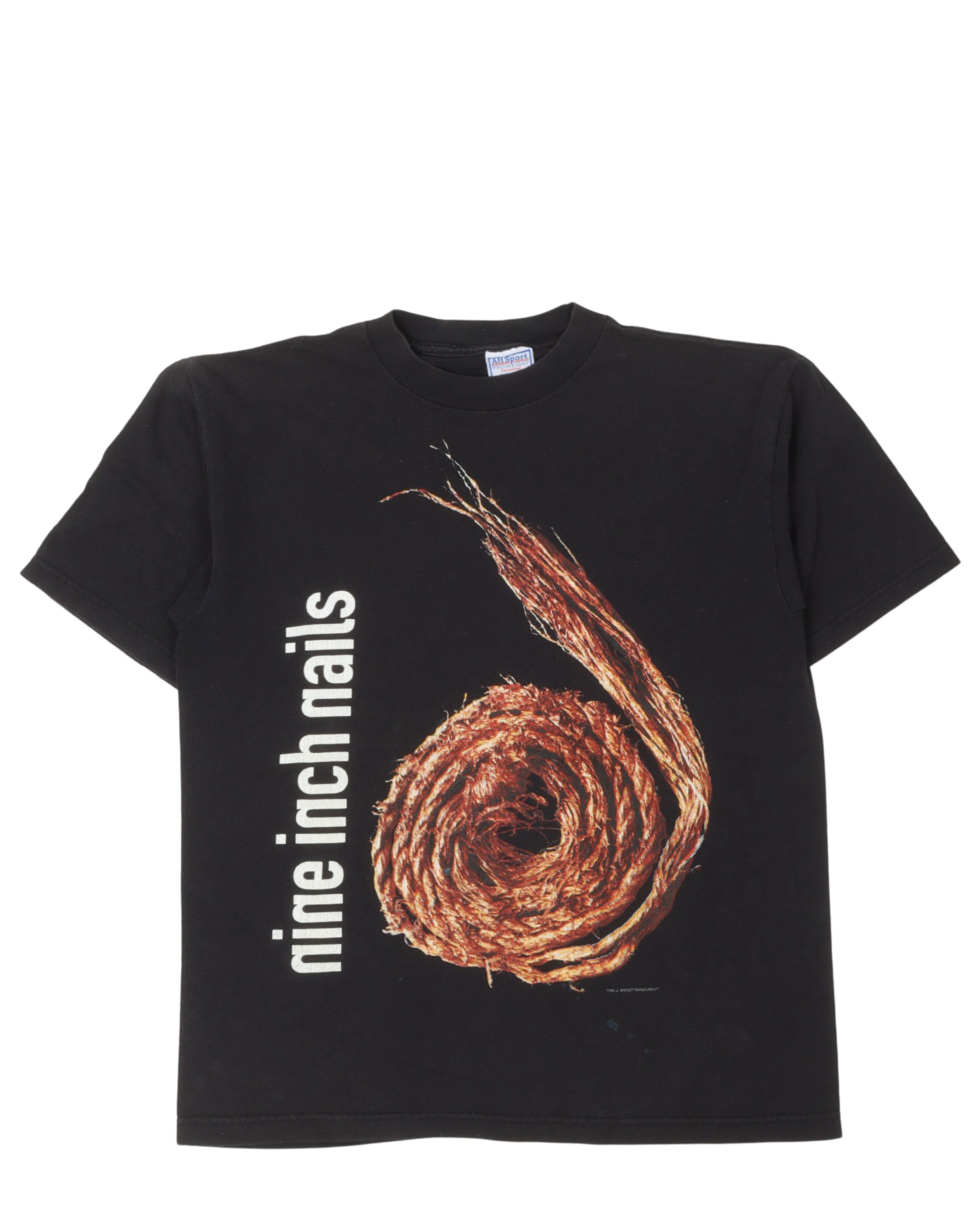 Vintage Nine Inch Nails Further Down the Spiral 95' Tour T-Shirt