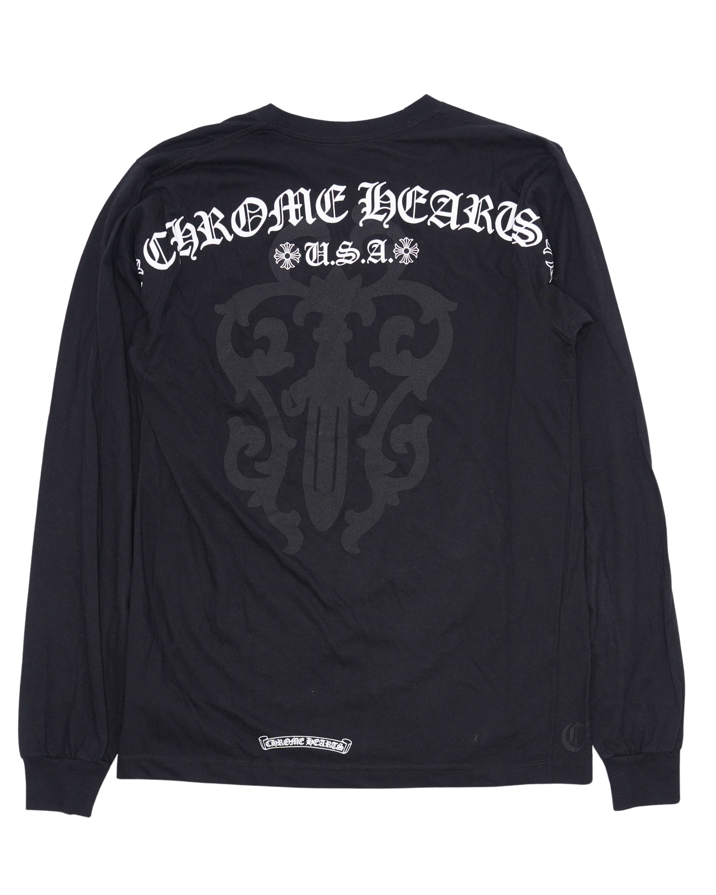 Chrome Hearts Plus Cross Pocket Long Sleeve T-Shirt – Justin Reed