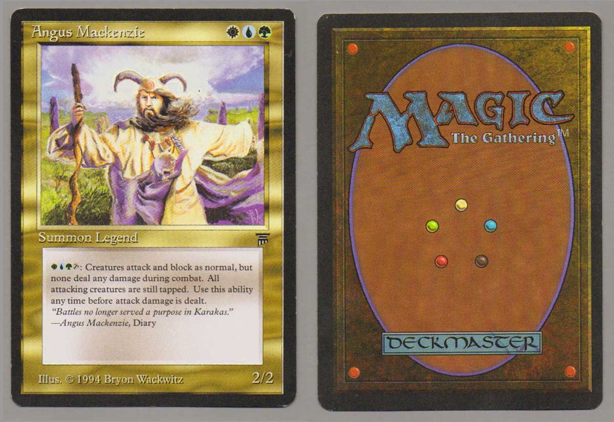 Angus Mackenzie Signed サインド 英語版 MTG Angus Mackenzie Signed