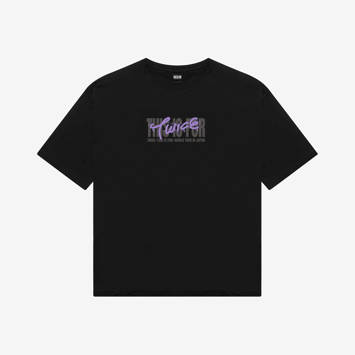 TWICE THIS IS FOR ツアー 半袖 Tシャツ モモ Mサイズ T-SHIRT〈BLACK