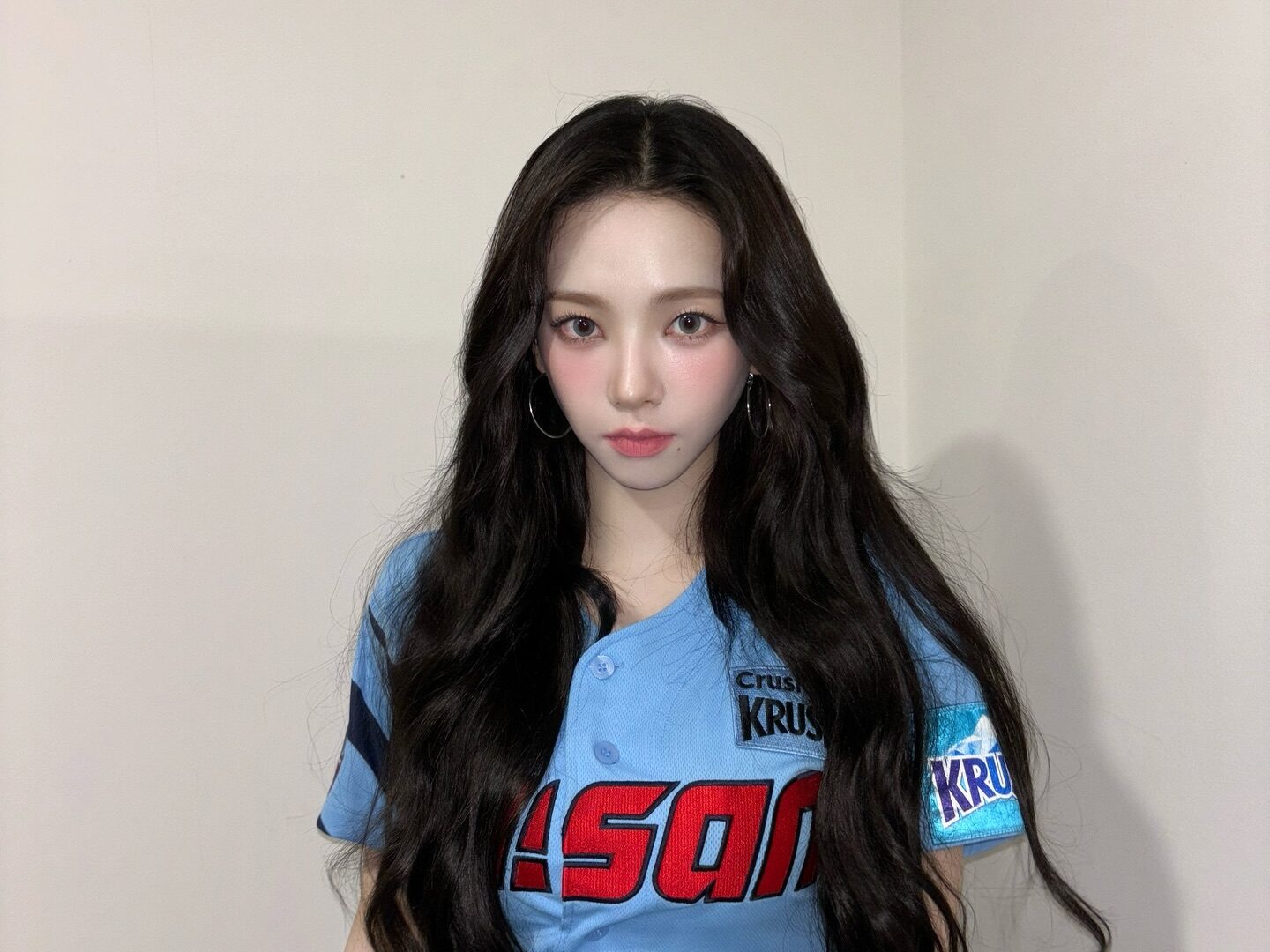 aespa カリナ ユニフォーム ベースボール トレカ