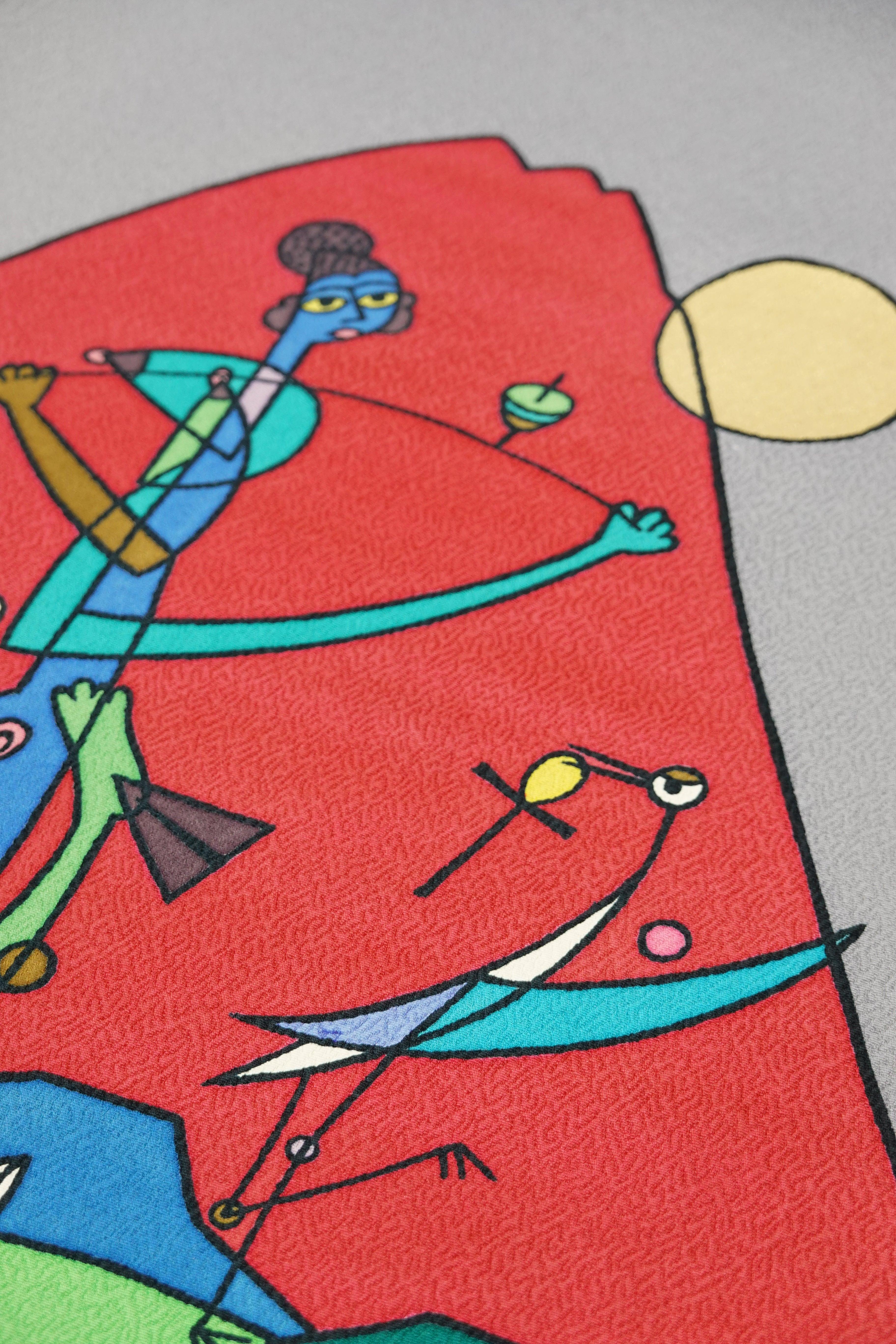 大型】日展特選作家 百貫華峰（俊夫）染額 A