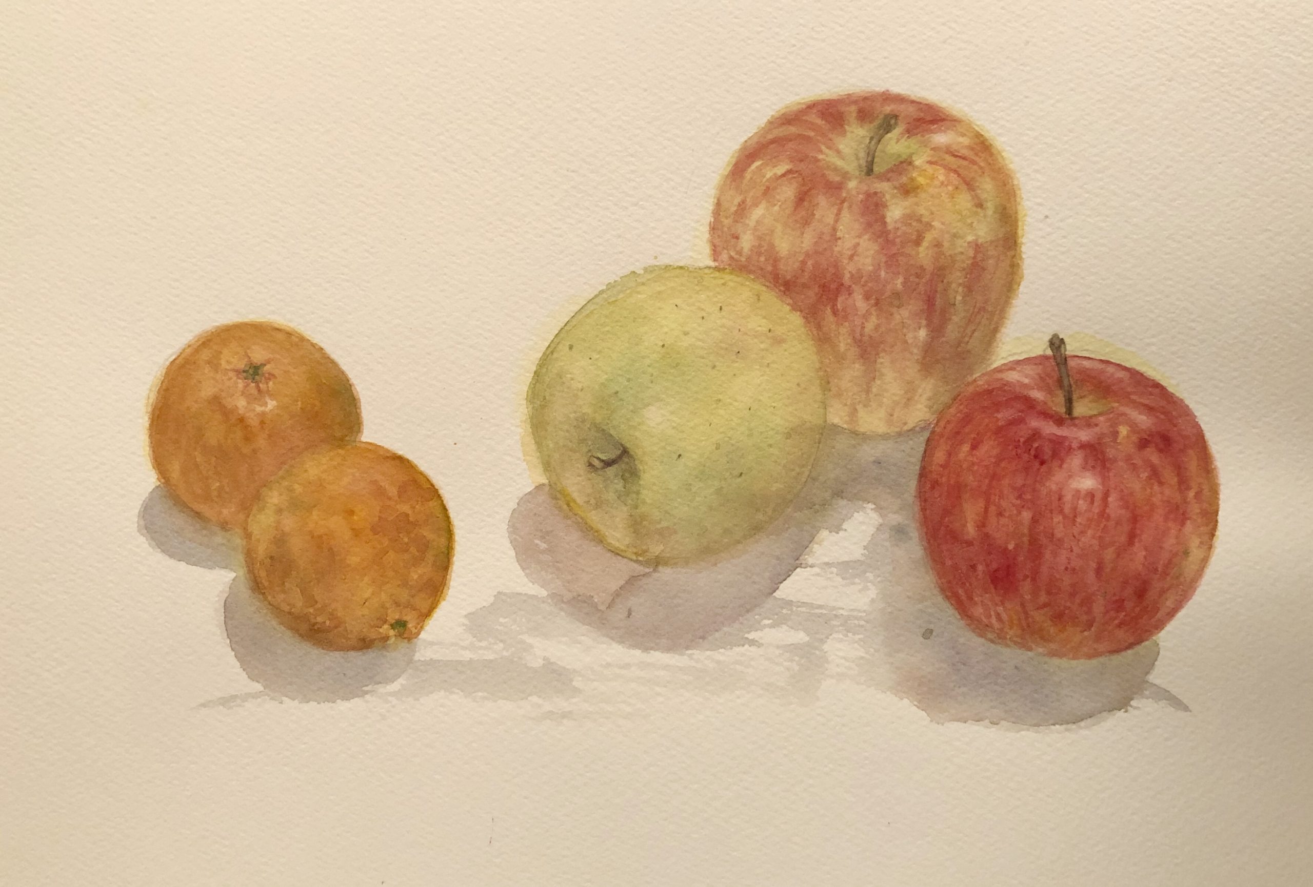 ブリ】りんご 静物画 リンゴのある静物画 1890年頃 （油彩・キャンバス