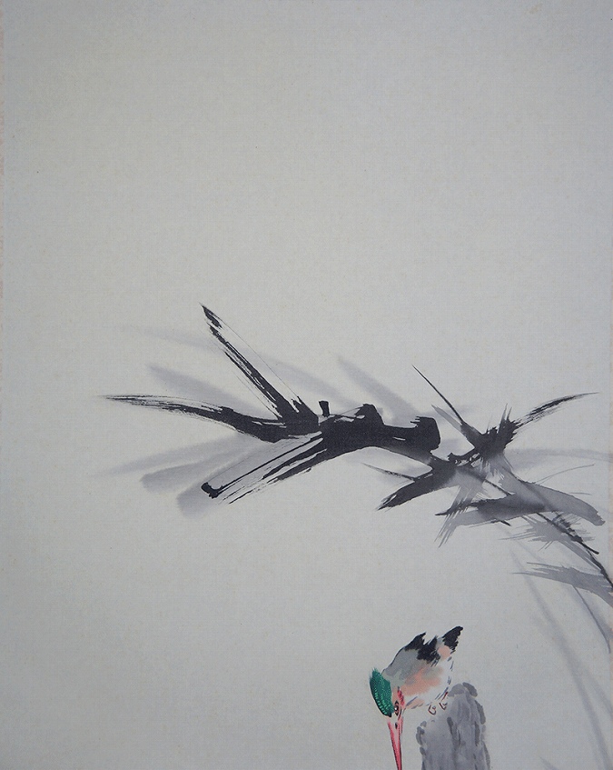 長谷川石根 川蝉 | 掛軸(掛け軸)販売／表装ご依頼は掛軸いっぷく掛軸