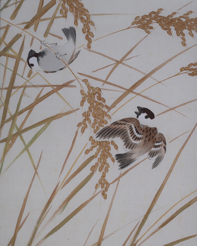 広田百豊 豊穣 | 掛軸(掛け軸)販売／表装ご依頼は掛軸いっぷく掛軸