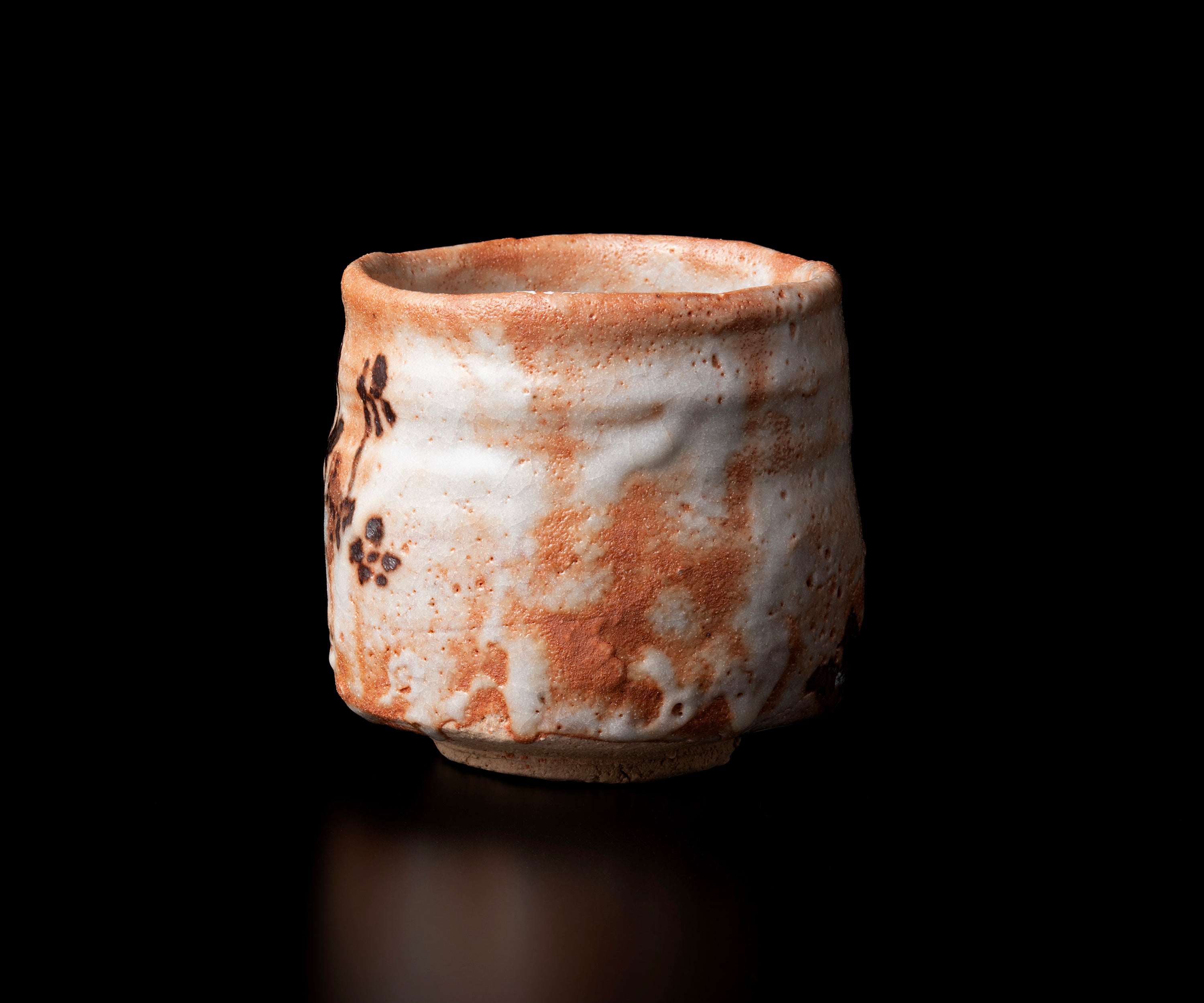 奥磯太覚 志野 香炉 【真作保証】 奥磯太覚 志野 香炉 【真