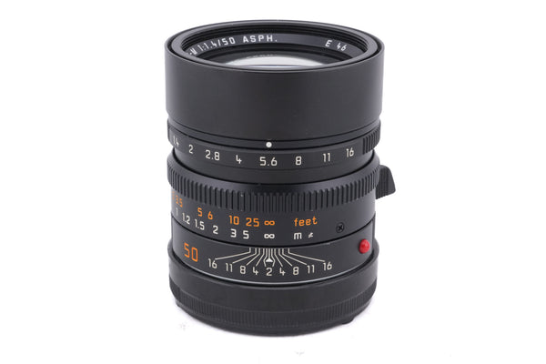 Leica 50mm f1.4 Summilux-M ASPH. (Type I) (Black, 11891 / 11716