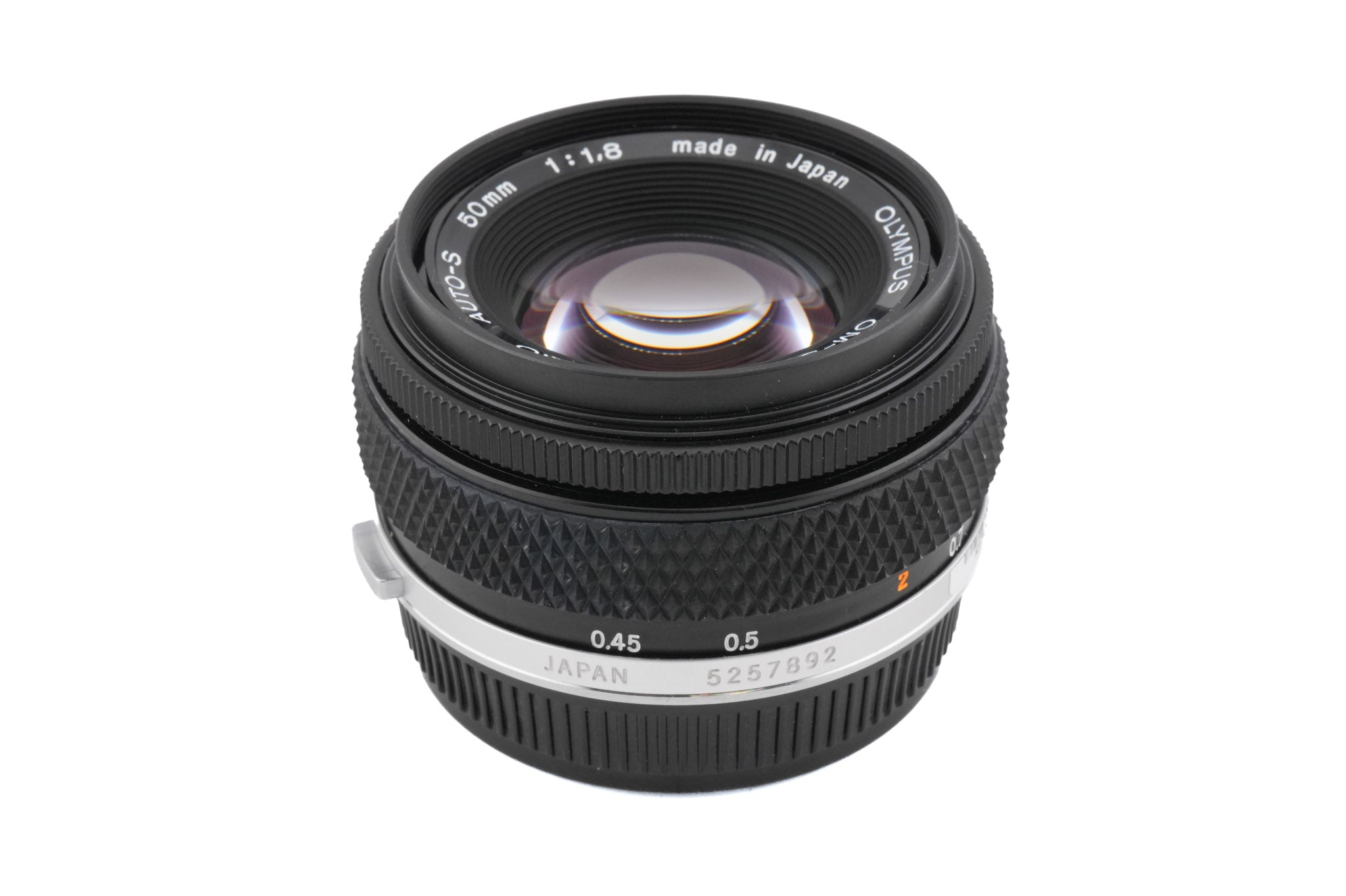 非常に良い」Olympus OM-SYSTEM F.Zuiko Auto-S 50mm 高品質 f1.8 1