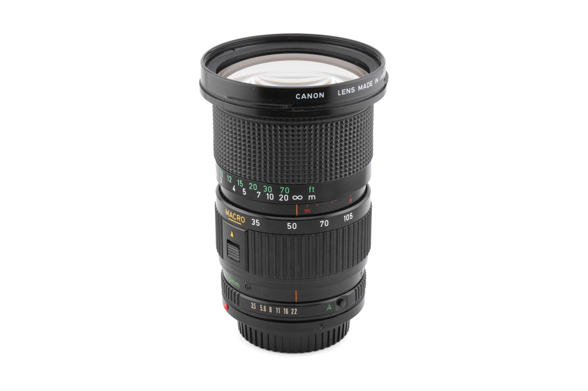 Canon New F-1 ボディ ＋ レンズ FD35-105mm F3.5 Lens Review: Canon
