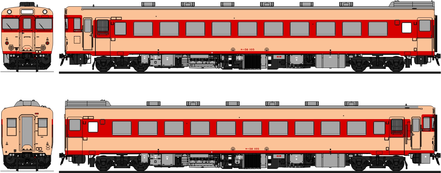 鉄道部品】キハ58 車番プレート(姫路区) 鉄道部品】キハ58車内番号板