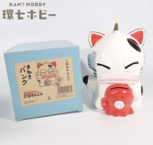 1985年 サンリオ ハンギョドン 忍者もんじゃ 招き猫 超金箱 陶器製