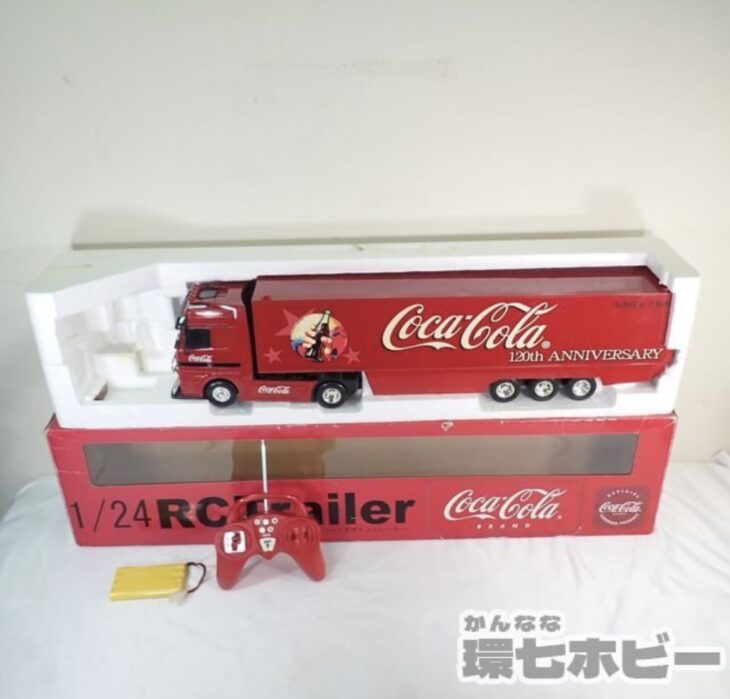 RC Coca-Cola仕様 メルセデスベンツトレーラーアクトロス（1/24） RC