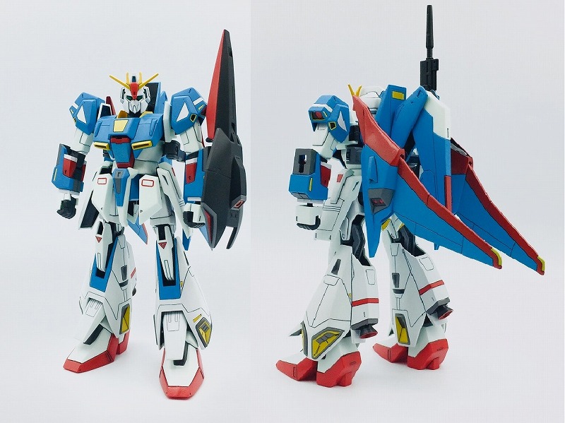 旧キット 絶版 HG 1/144 Zガンダム ウェーブシューター ガンプラ 塗装