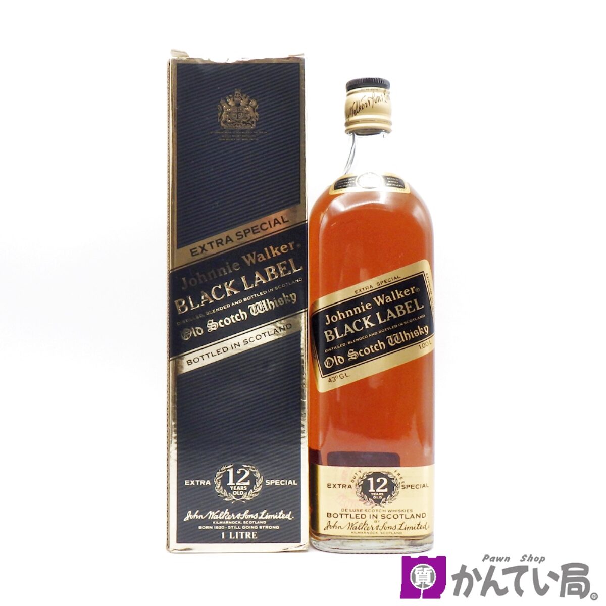古いお酒 Johnnie Walker BLACK LABEL 未開栓品 鑑賞用 750ml×3本