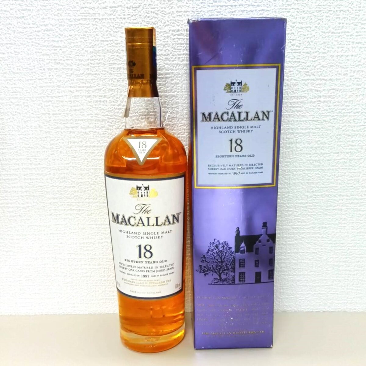マッカラン18年 1997 スコッチウイスキー】の買取価格は？ | 買取実績