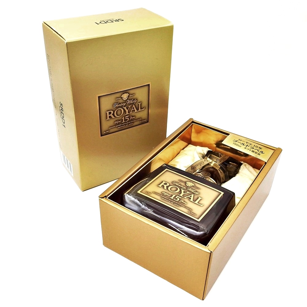 お酒 買取強化中】サントリーローヤル 15年 ゴールドラベルの買取価格