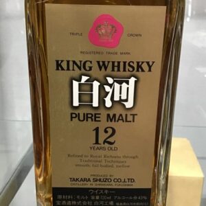 質屋かんてい局 【白河 12年 KING WHISKY ピュアモルト 720ml の買取