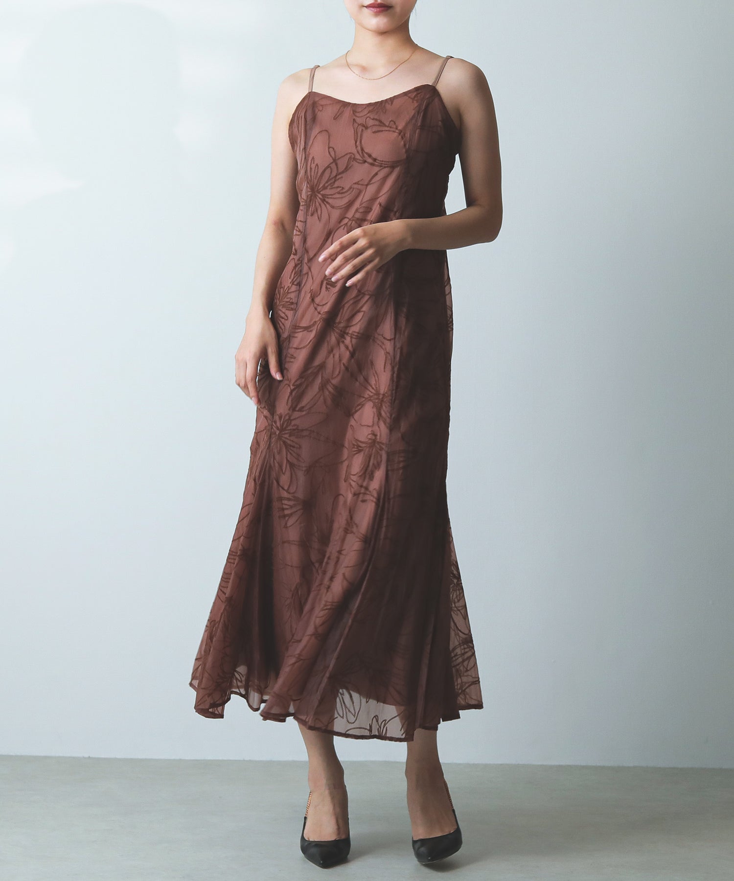 リボン ボレロ キャミワンピース オケージョン 結婚式ドレス