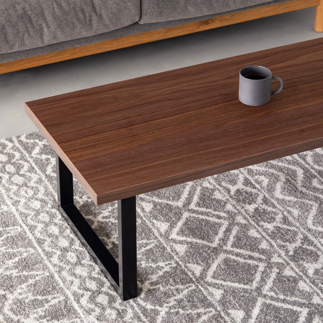 THE LOW TABLE / ウォルナット × Black Steel – KANADEMONO