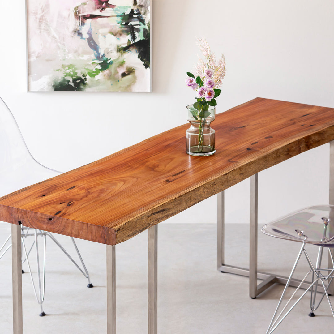 一枚板 / ケヤキ #0003 様々な杢の表情が楽しめるテーブル天板 1810