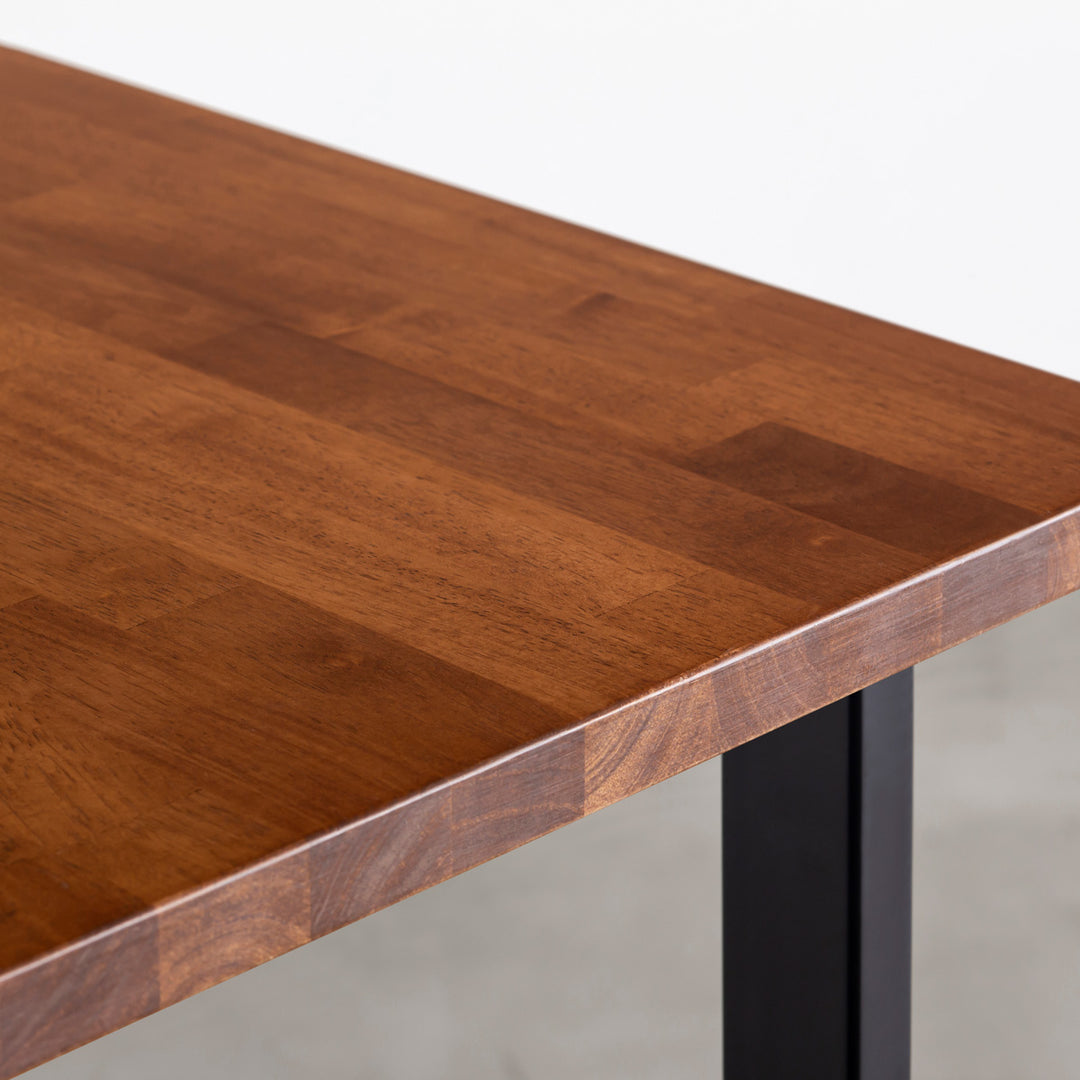 ダークブラウン木製テーブル 大 長机 シド⑦ Amazon.co.jp: Gguwug