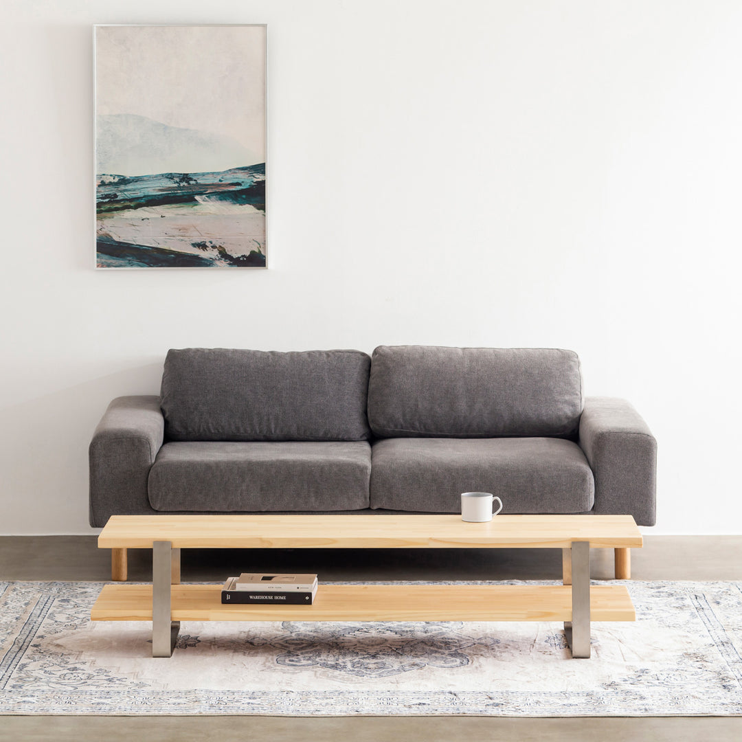 THE TV BOARD / LOW TABLE パイン × Stainless – KANADEMONO