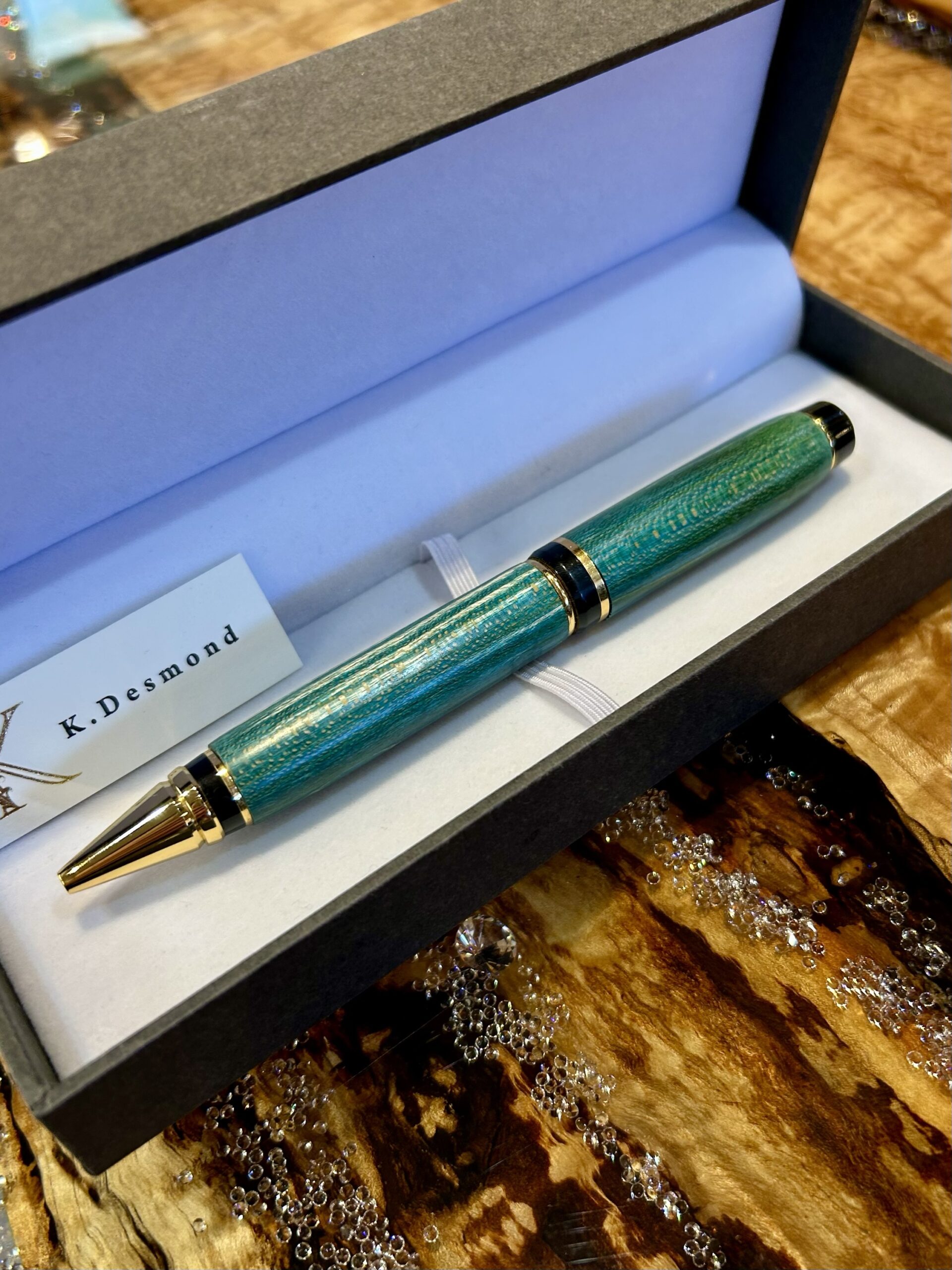 佐藤様・世界に1本だけ】スタビライズドウッド メイプルのボールペン