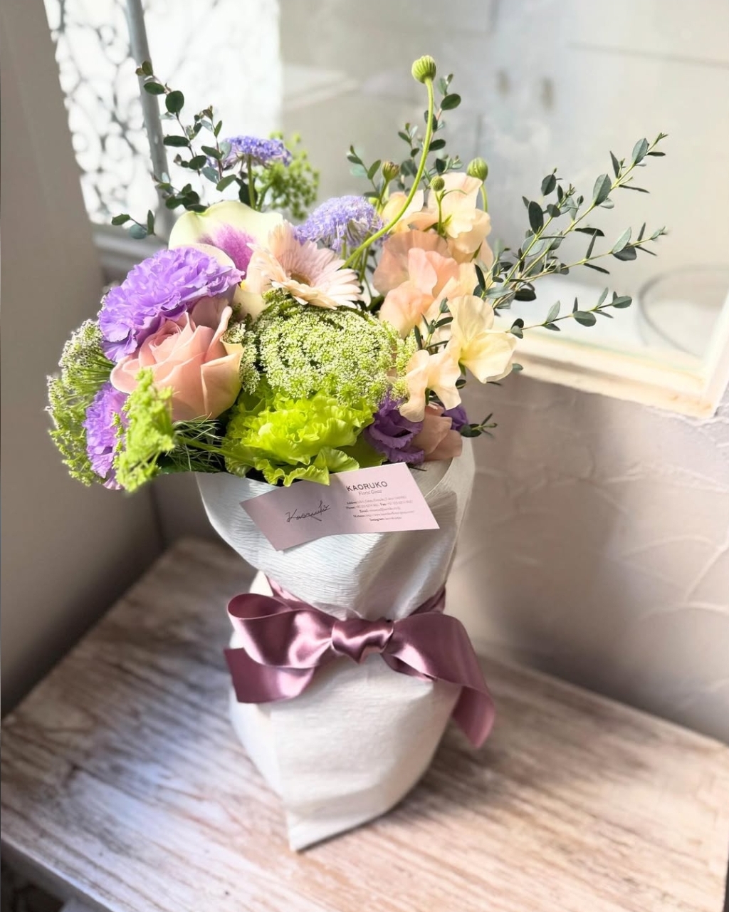 なーさん＊様ページ】母の日ギフト 花束 花の絵 ラベンダー ボタニカル