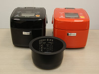 三菱 本炭窯炊飯ジャー 2017年製 5合炊き ブラウン色 炊飯器 三菱