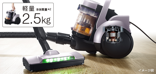 サイクロン式クリーナー CV-SP900L ： クリーナー ： 日立の家電品